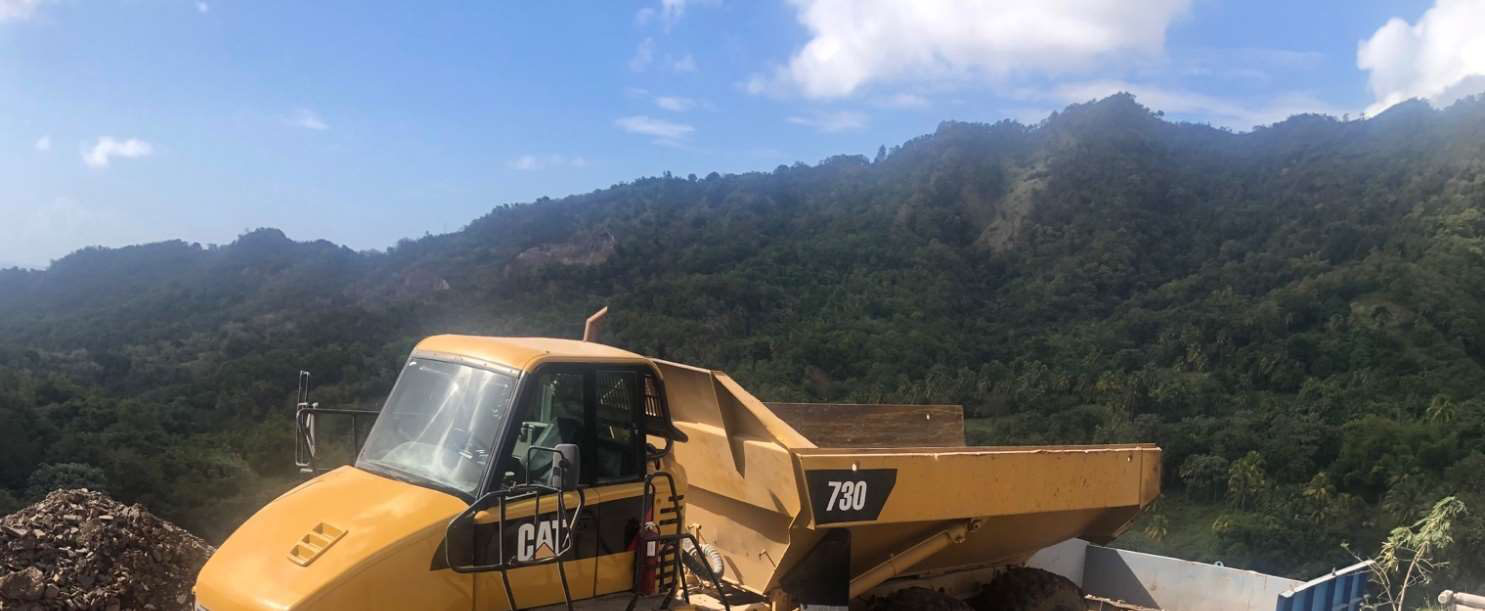 Articulated rock truck 730
